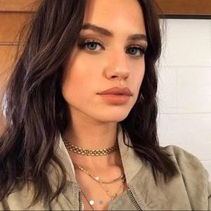 ARE YOU AM I JACE GOLD PLATED WATCH CHAIN CHOKER